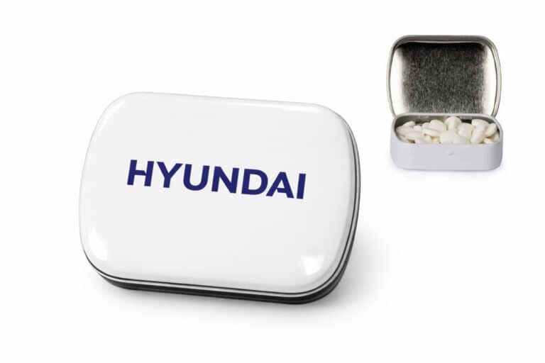 White Tin With Mints  - 25 gr