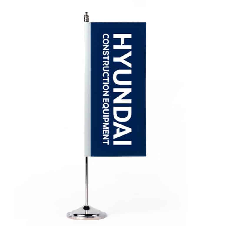 Table flag Metallic 30x9cm