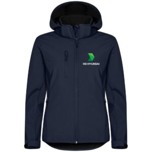 Women's Hooded Softshell Jacket Navy (CB)