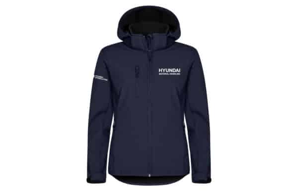 MH Women's Hooded Softshell Jacket Navy